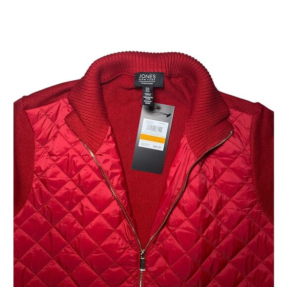 Jones New York - NWT - Bright Red Jacket - Size Small - Picture 1 of 8